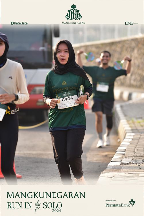 Race photo from Mangkunegaran Run 2024