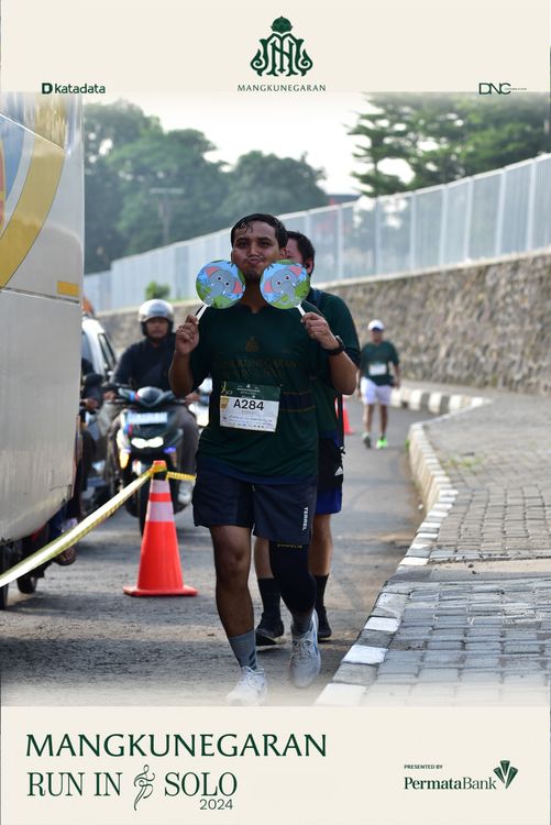 Race photo from Mangkunegaran Run 2024