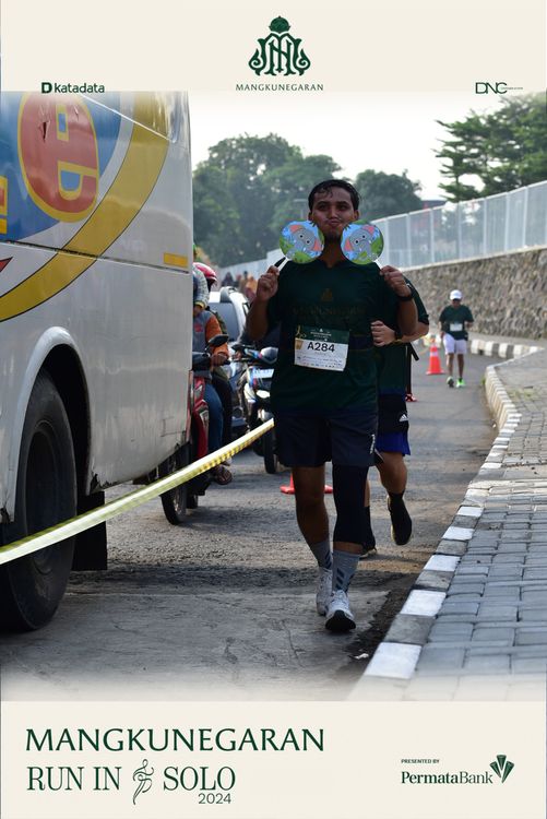 Race photo from Mangkunegaran Run 2024