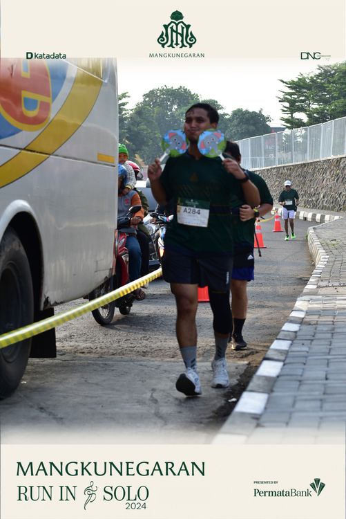 Race photo from Mangkunegaran Run 2024