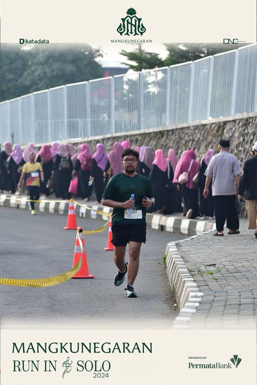Race photo from Mangkunegaran Run 2024