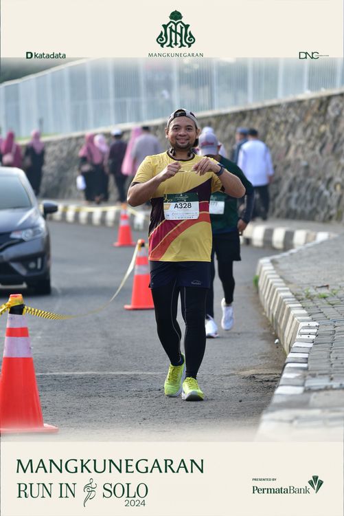 Race photo from Mangkunegaran Run 2024