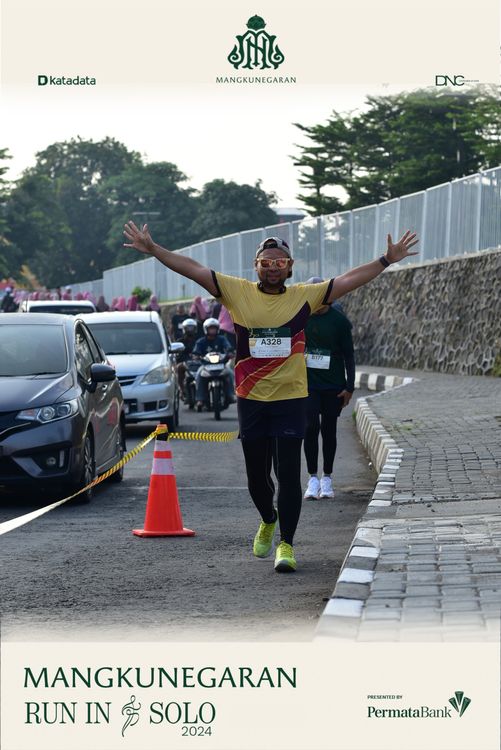 Race photo from Mangkunegaran Run 2024