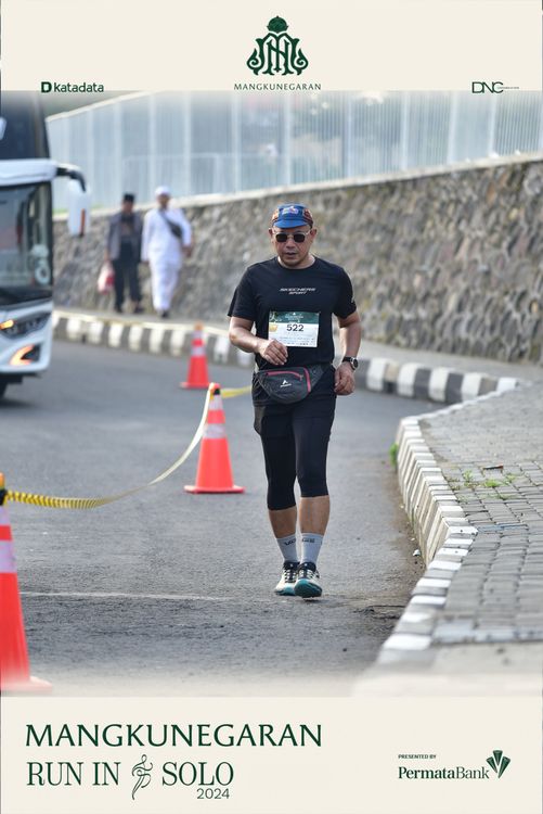 Race photo from Mangkunegaran Run 2024