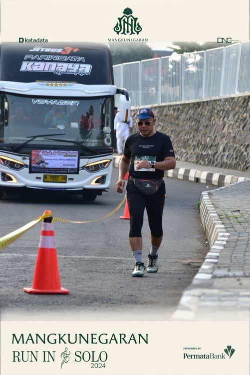 Race photo from Mangkunegaran Run 2024