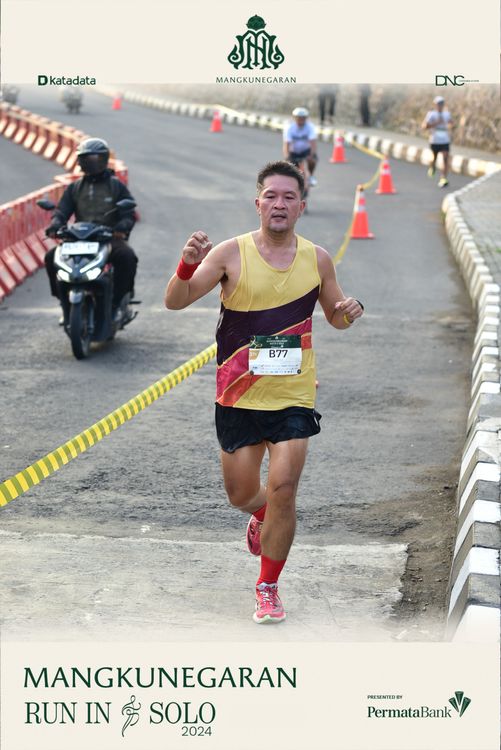 Race photo from Mangkunegaran Run 2024