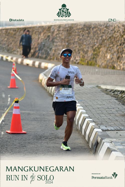 Race photo from Mangkunegaran Run 2024