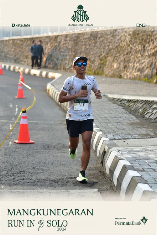Race photo from Mangkunegaran Run 2024