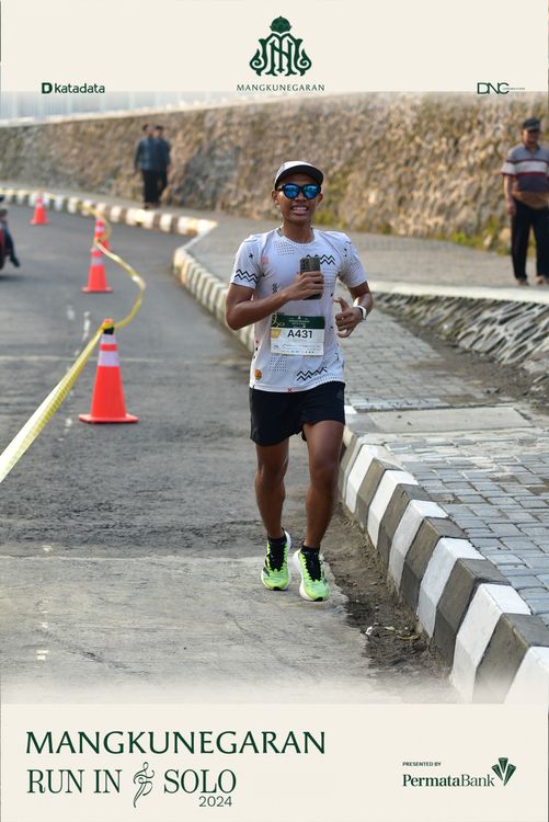 Race photo from Mangkunegaran Run 2024