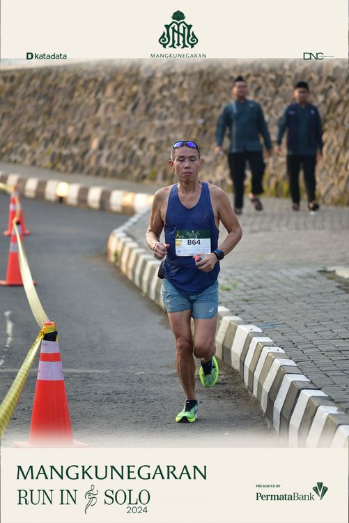 Race photo from Mangkunegaran Run 2024
