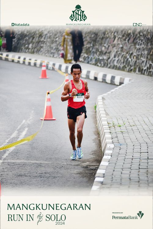 Race photo from Mangkunegaran Run 2024