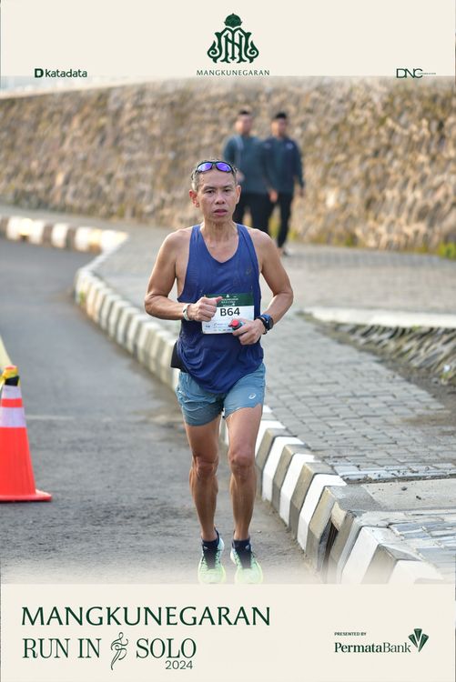Race photo from Mangkunegaran Run 2024