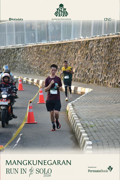 Race photo from Mangkunegaran Run 2024