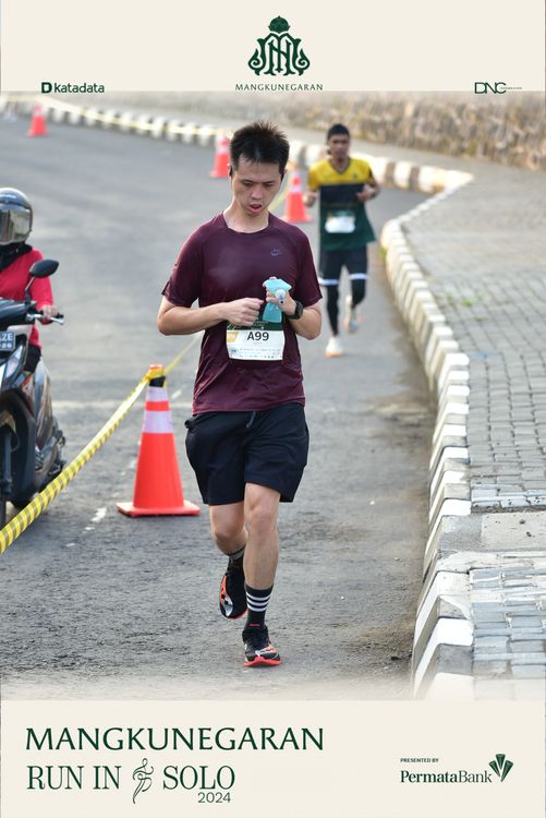 Race photo from Mangkunegaran Run 2024