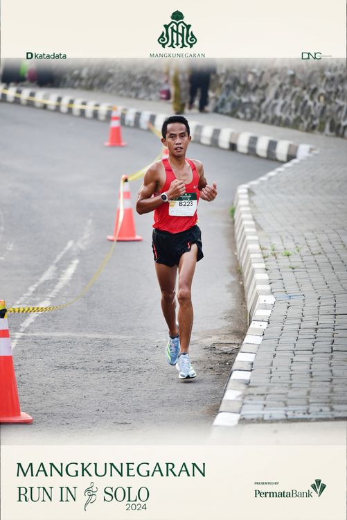 Race photo from Mangkunegaran Run 2024