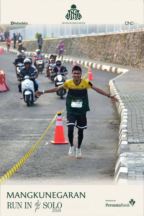 Race photo from Mangkunegaran Run 2024