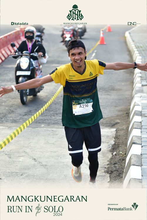 Race photo from Mangkunegaran Run 2024