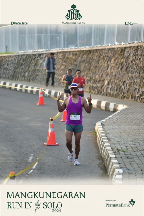Race photo from Mangkunegaran Run 2024
