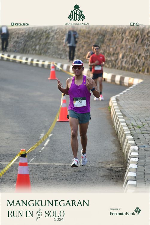 Race photo from Mangkunegaran Run 2024