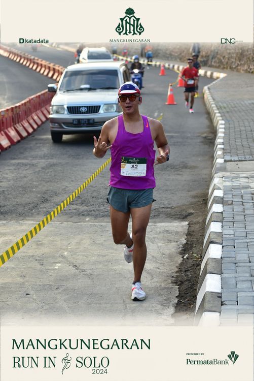 Race photo from Mangkunegaran Run 2024