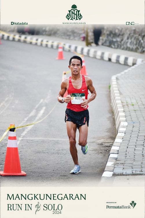Race photo from Mangkunegaran Run 2024