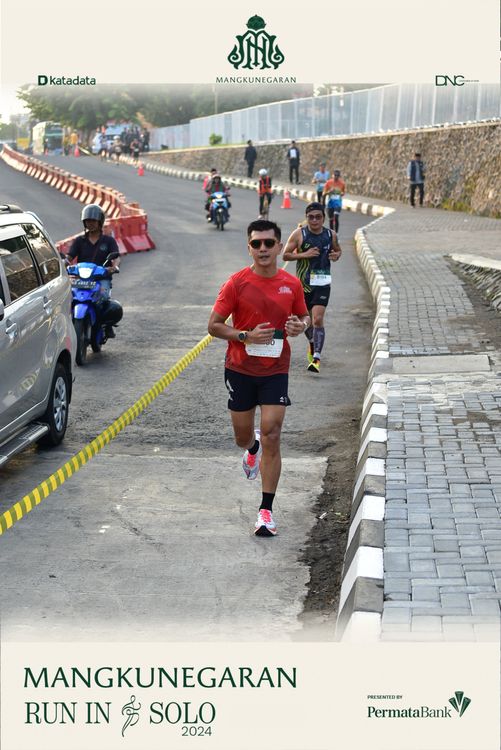 Race photo from Mangkunegaran Run 2024