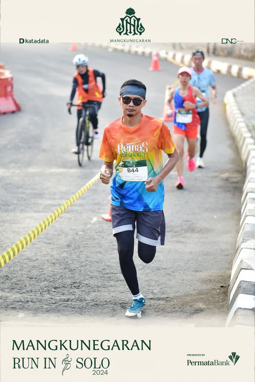 Race photo from Mangkunegaran Run 2024