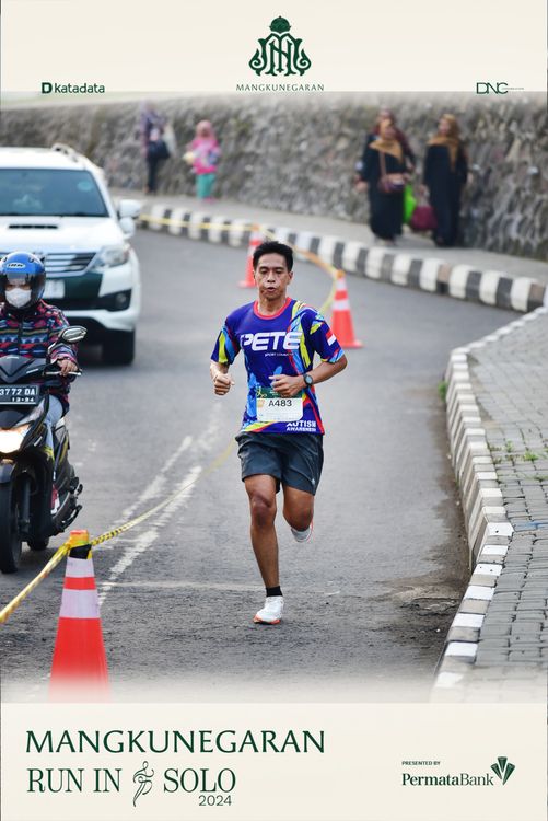 Race photo from Mangkunegaran Run 2024