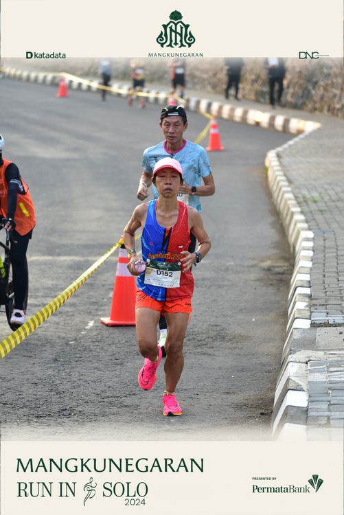Race photo from Mangkunegaran Run 2024