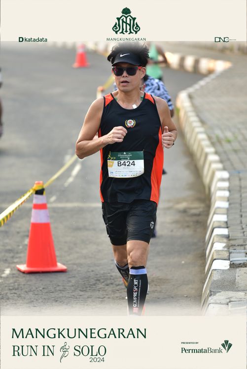 Race photo from Mangkunegaran Run 2024
