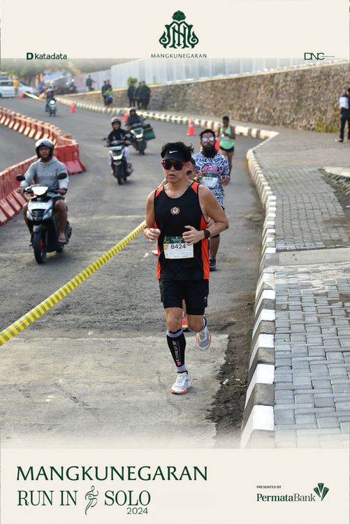 Race photo from Mangkunegaran Run 2024