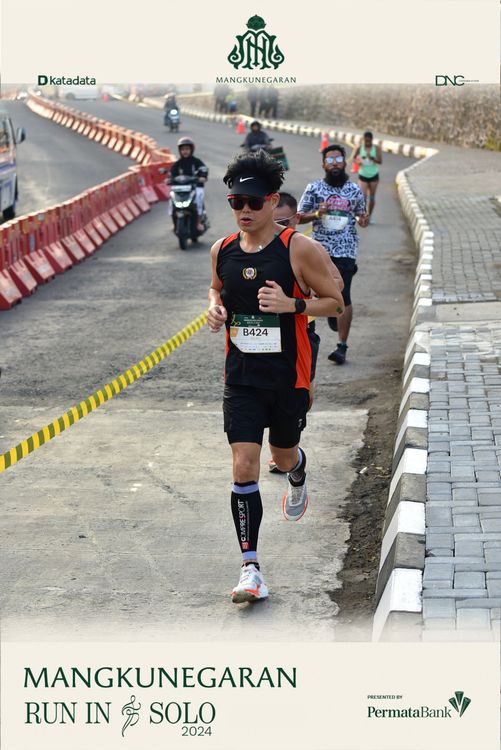 Race photo from Mangkunegaran Run 2024