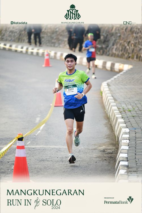 Race photo from Mangkunegaran Run 2024
