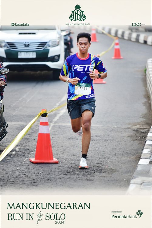 Race photo from Mangkunegaran Run 2024