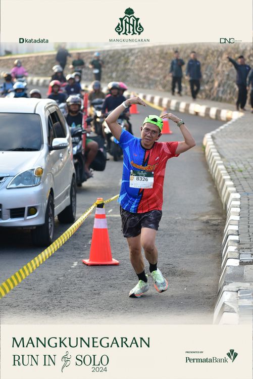 Race photo from Mangkunegaran Run 2024