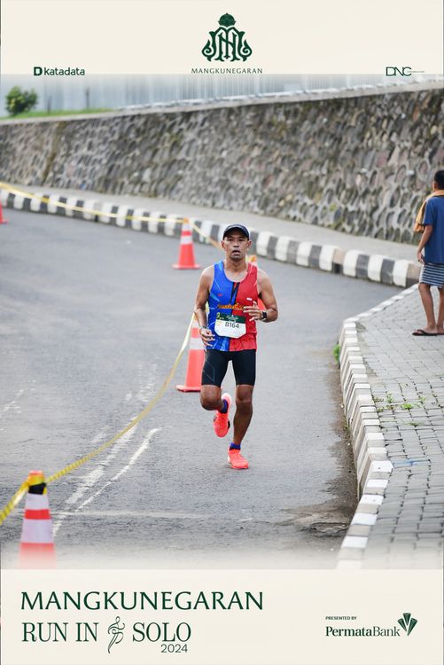 Race photo from Mangkunegaran Run 2024