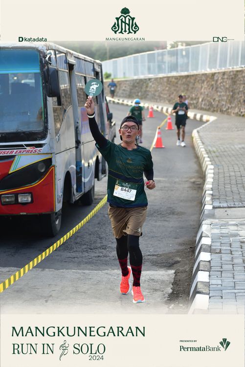 Race photo from Mangkunegaran Run 2024