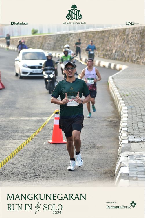 Race photo from Mangkunegaran Run 2024