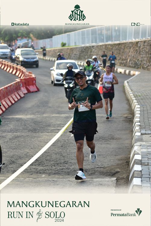 Race photo from Mangkunegaran Run 2024