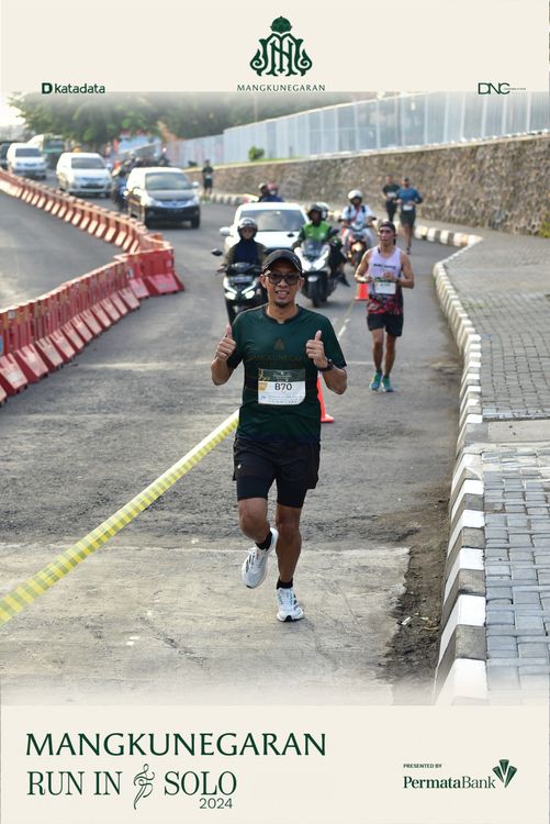 Race photo from Mangkunegaran Run 2024