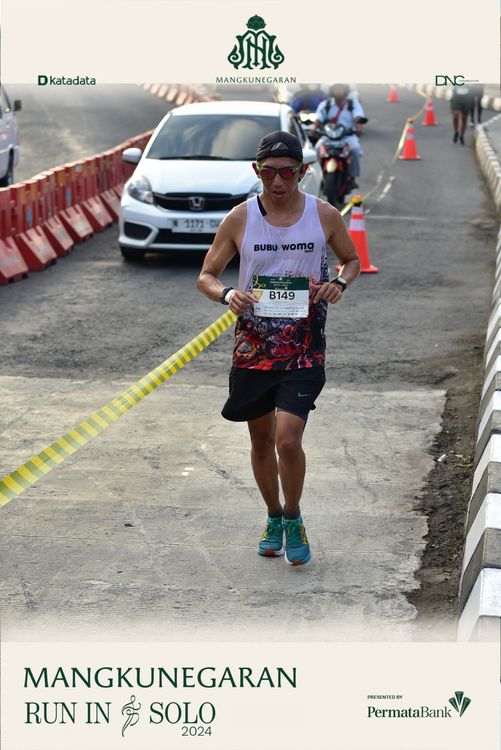 Race photo from Mangkunegaran Run 2024
