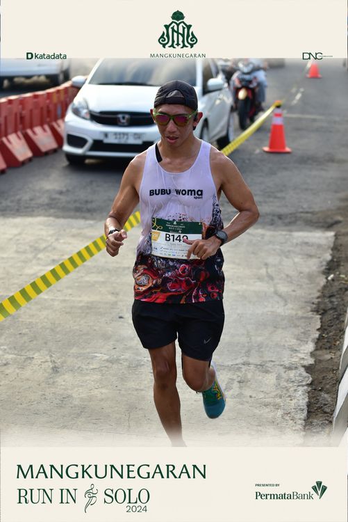 Race photo from Mangkunegaran Run 2024