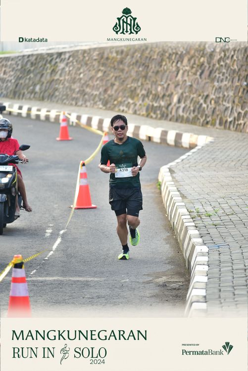 Race photo from Mangkunegaran Run 2024