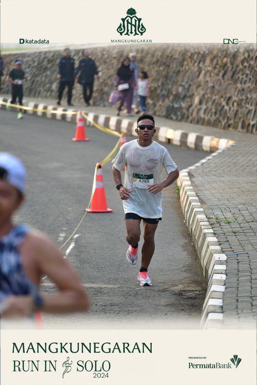 Race photo from Mangkunegaran Run 2024