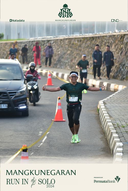 Race photo from Mangkunegaran Run 2024