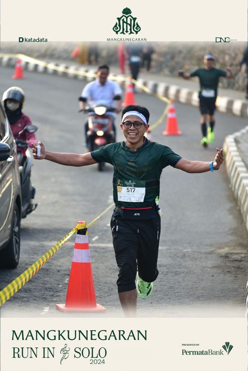 Race photo from Mangkunegaran Run 2024