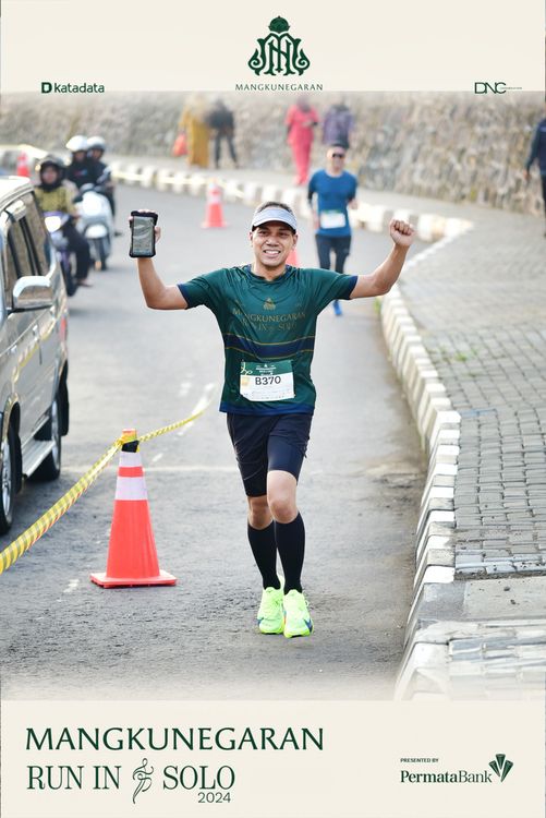 Race photo from Mangkunegaran Run 2024