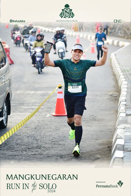Race photo from Mangkunegaran Run 2024
