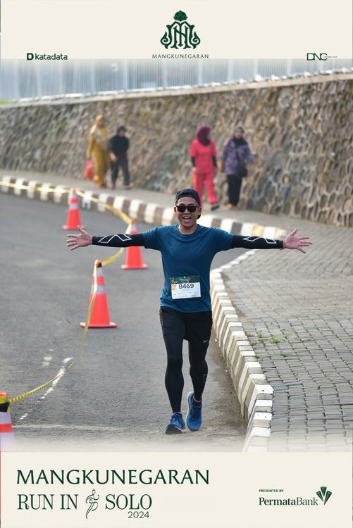 Race photo from Mangkunegaran Run 2024