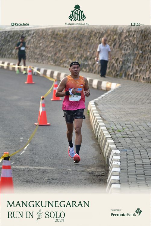 Race photo from Mangkunegaran Run 2024